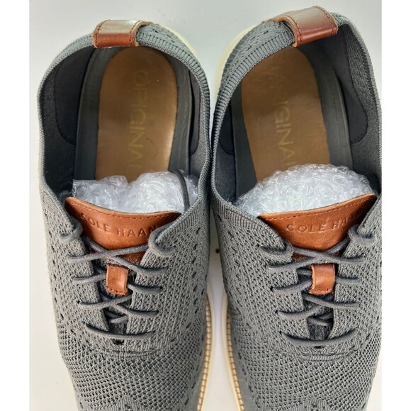 Cole Haan Original Grand Men\'s Lite Wingtip Oxfords Shoes Size 12 M Gray C27961 main image 5